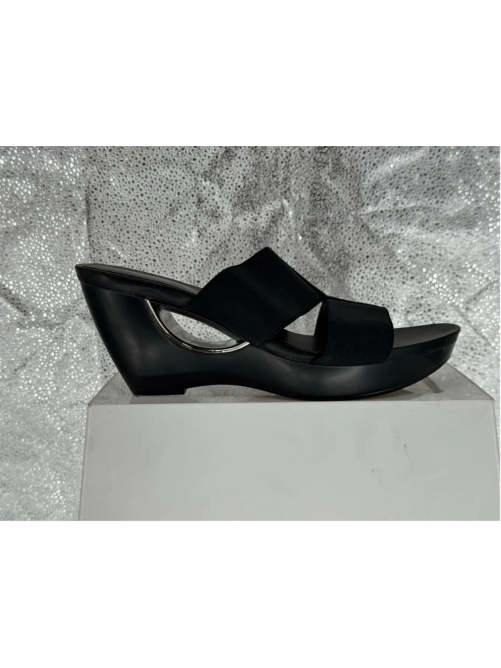 Women's Cloudwalkers Black Wedge Sandals